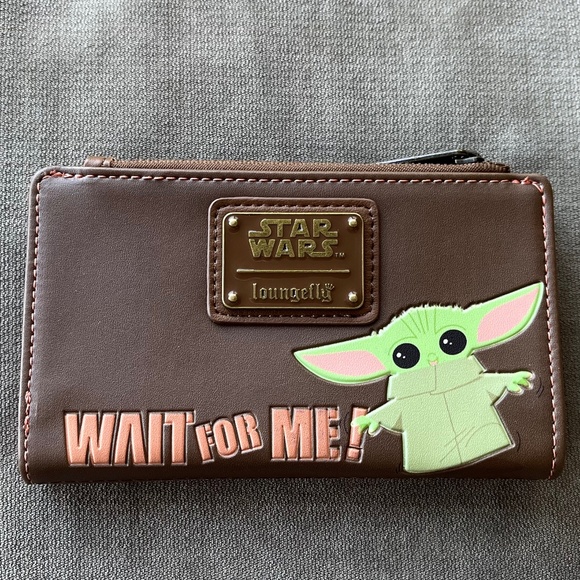 NWOT - Grogu Wait For Me Wallet - Picture 2 of 3